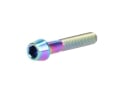 Titanium Screw M5x35 conical | oil slick