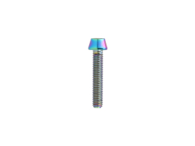 Titanium Screw M6x25 conical | oil slick