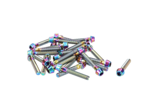 Titanium Screw M5x30 conical | oil slick