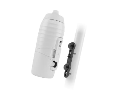 FIDLOCK Bottle TWIST X KEEGO Water Bottle incl. Bike Mount | 600 ml | Titanium White