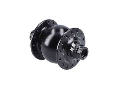 SON delux Dynamo Hub - 32h Centerlock Disc in Black