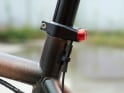 SON Rear Light Seat Clamp 34,9 mm 6 V StVZO | black