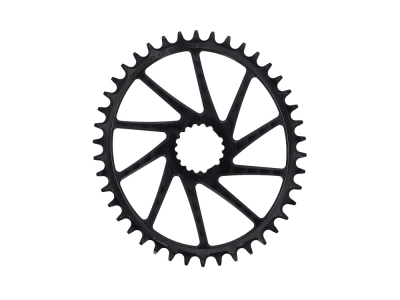 GARBARUK Chainring Melon Direct Mount oval | 1-speed narrow-wide Cannondale Hollowgram Road / Gravel | black