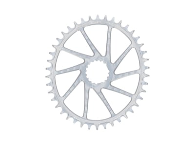 GARBARUK Kettenblatt Melon Direct Mount oval | 1-fach narrow-wide Cannondale Hollowgram Road / Gravel | silber