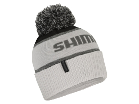 SHIMANO Bommelmütze Yuki Pom Hat | schwarz/grau