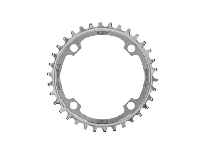 5DEV chainring round titanium | 1-speed narrow-wide BCD 104 mm 36 Tooth