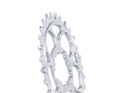 5DEV 12% Oval Chainring | 1-speed narrow-wide SRAM 3-hole Raw / Silver 30 Teeth