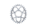 5DEV 12% Oval Chainring | 1-speed narrow-wide SRAM 8-Hole Raw / Silver 30 Teeth