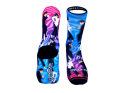 MALDITA BUENA SUERTE socks Bike Fiction | fuchsia / blue