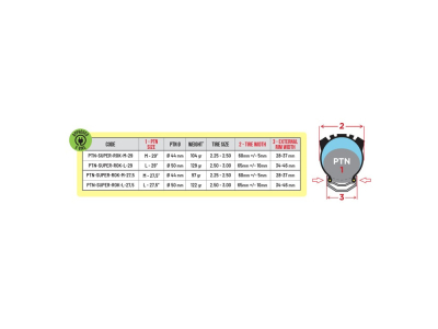 PTN Pepi’s Tire Noodle Rokkline 27.5 S (2 Pezzi) Con Valvole | Copertoni Tubeless MTB BSC