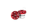 KCNC Bar End Plug XC MTB colored red