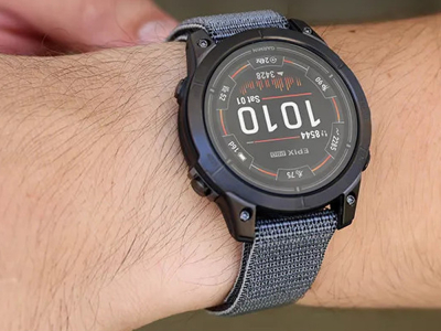 GARMIN replacement wristband Smartwatch | UltraFit Nylon | Grey 26 