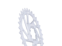 UNITE COMPONENTS Chainring round Direct Mount | 1-speed narrow-wide SRAM MTB 8-Bolt 3 mm Offset | Crushed Silver 30 Teeth