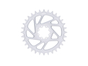 UNITE COMPONENTS Chainring round Direct Mount | 1-speed narrow-wide SRAM MTB 8-Bolt 3 mm Offset | Crushed Silver 34 Teeth