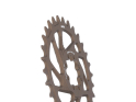 UNITE COMPONENTS Chainring round Direct Mount | 1-speed narrow-wide SRAM MTB 8-Bolt 3 mm offset | Burnt Bronze 30 Teeth