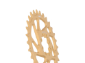 UNITE COMPONENTS Chainring round Direct Mount | 1-speed narrow-wide SRAM MTB 8-Bolt 3 mm offset | 24K Gold 30 Teeth