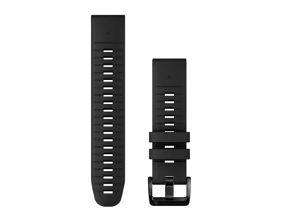 GARMIN replacement smartwatch strap | Quickfit silicone | Black 22 mm