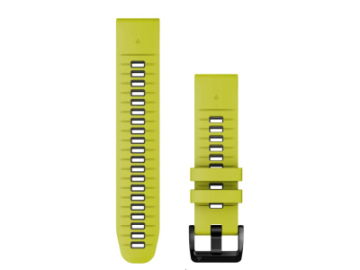 GARMIN Ersatzarmband Smartwatch | Quickfit-Silikon | Electric Lime/Graphit 22 mm