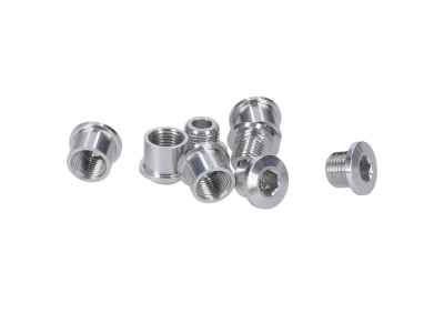 ALUGEAR Chainring Bolts Set 4-Arm Aluminum | 7 mm silver