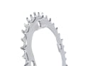 ALUGEAR Chainring round Aero BCD 104 mm for SRM Power Meter | 1-speed narrow-wide MTB | silver 36 Teeth