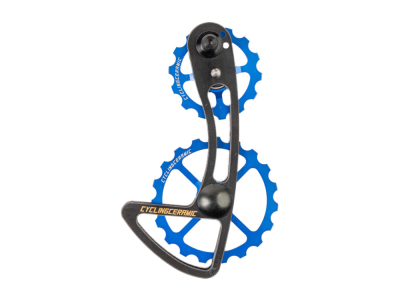 CYCLINGCERAMIC Oversized Schaltwerkkäfig für Shimano Dura Ace 9250 / Ultegra 8150 | blau