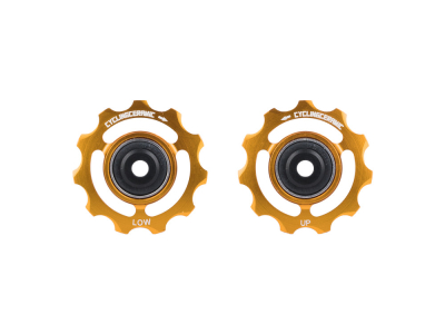 CYCLINGCERAMIC Pulleys for Shimano Dura Ace / Ultegra 10-/11-speed | gold