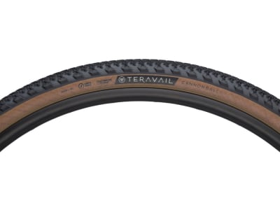 TERAVAIL Tire CANNONBALL 28 | 700 x 47C | Tubeless | Light