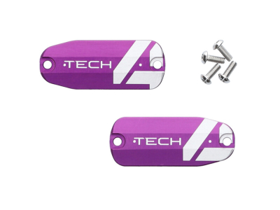 HOPE Master Cylinder Lid forTech 4 Lever | Pair | purple