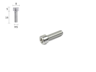 HOPE Aluminum Screw M5x16 cylindrical