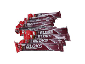 CLIF BAR Gum Bloks Black Cherry + Caffeine 60g | 10 Bar Box