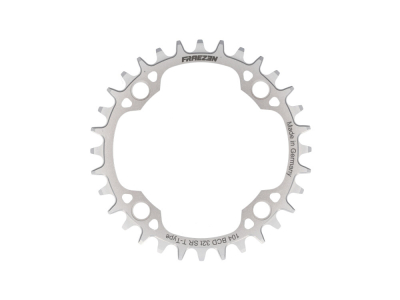 FRAEZEN Kettenblatt BLATT 104 mm BCD | 1-fach SRAM | SRAM Eagle Transmission | silber 32 Zähne