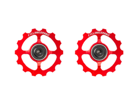 CYCLINGCERAMIC Pulleys for SRAM MTB 12-speed AXS | red