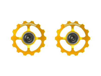 CYCLINGCERAMIC Schaltwerkröllchen für SRAM MTB 12-fach AXS | gold