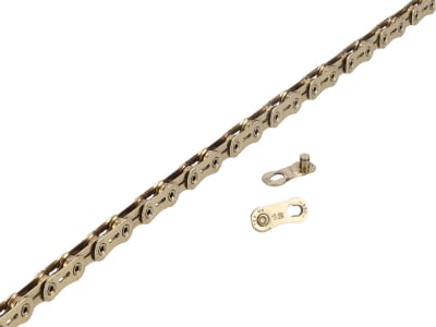 YBN Yaban Kette 12-fach MK120 Flat-Top | Triple Hollow | 126 Glieder | gold