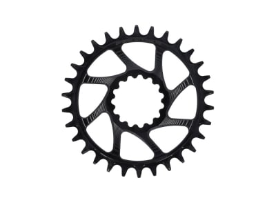 GARBARUK Chainring Melon Direct Mount round | 1-speed narrow-wide e*thirteen BOOST Crank | black