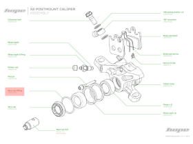 HOPE Replacement O-Ring for Bore Cap X2 Brake Caliper |...