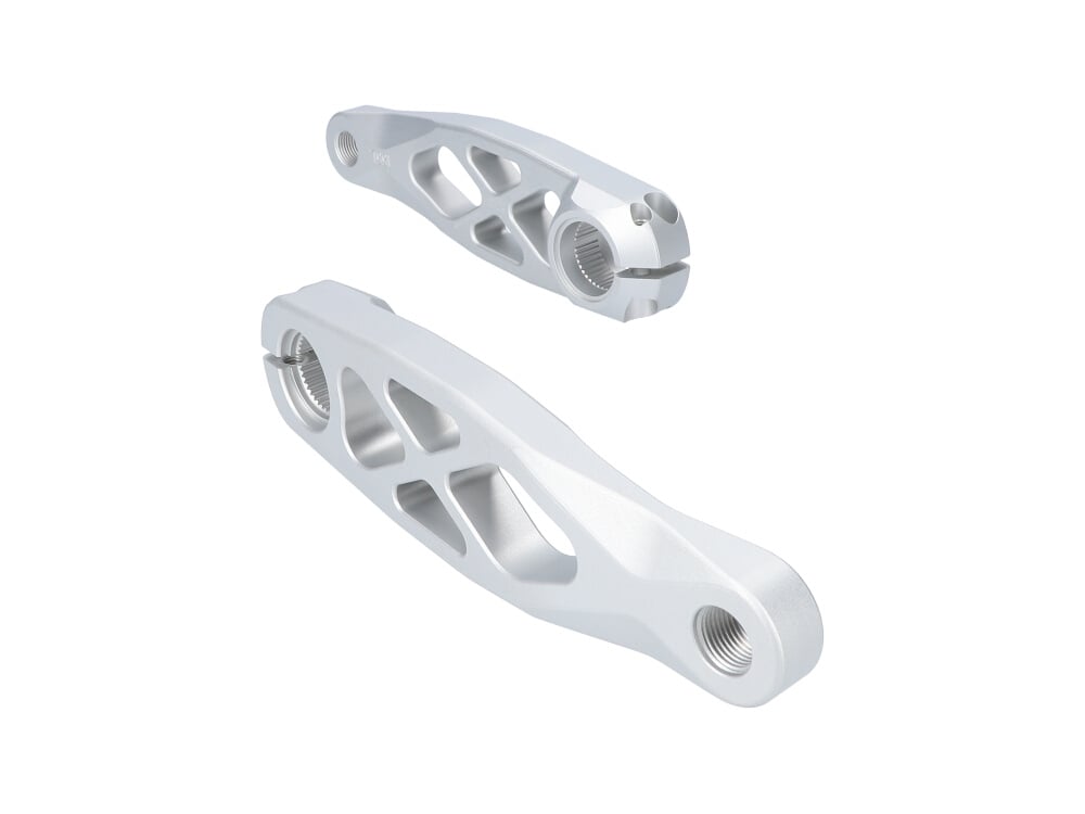 5DEV Crank Shimano Steps EP8 R-Spec | matte raw 155 mm
