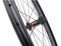 MCFK Laufradsatz 29" MTB 25 mm Innenweite UD-Carbon | DT Swiss 240s EXP Straightpull Center Lock Naben | Decals schwarz