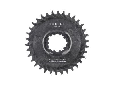 Gemini Chainring Rigel Carbon round Direct Mount | 1-speed narrow-wide SRAM 3-hole 34 Teeth