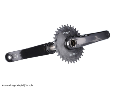 GEMINI Chainring Rigel Carbon round Direct Mount | 1-speed narrow