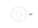 GEMINI Chainring Rigel Carbon round Direct Mount | 1-speed narrow-wide Cannondale Hollowgram 32 Teeth