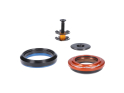 YUNIPER Headset Ultralight Drop-In Tapered S.H.I.S. IS41,8/28,6 | IS51,8/40 1 1/8" - 1 1/2" with Aluminum Aheadcap | orange