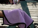 DYNAMIC Poliertuch Luxury Microfibre Polishing Cloth | lila