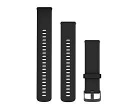 GARMIN Schnellwechsel-Armband | Silikon | Schwarz | 22 mm