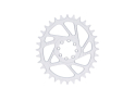UNITE COMPONENTS Chainring oval Direct Mount | 1-speed narrow-wide SRAM 8-Bolt MTB 3 mm Offset | Crushed Silver