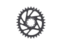 UNITE COMPONENTS Chainring oval Direct Mount | 1-speed narrow-wide SRAM 8-Bolt MTB 3 mm Offset | Graphite Black 28 Teeth