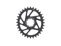 UNITE COMPONENTS Chainring oval Direct Mount | 1-speed narrow-wide SRAM 8-Bolt MTB 3 mm Offset | Graphite Black 34 Teeth