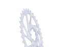 UNITE COMPONENTS Kettenblatt oval Direct Mount | 1-fach narrow-wide SRAM 8-Loch MTB 3 mm Offset | Crushed Silver 28 Zähne