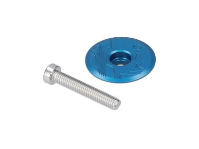OAK COMPONENTS Aheadkappe Top Cap Aluminium Eternal | blau