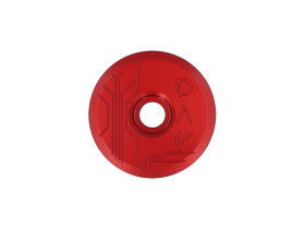 OAK COMPONENTS Ahead Cap Top Cap Aluminum Eternal | red